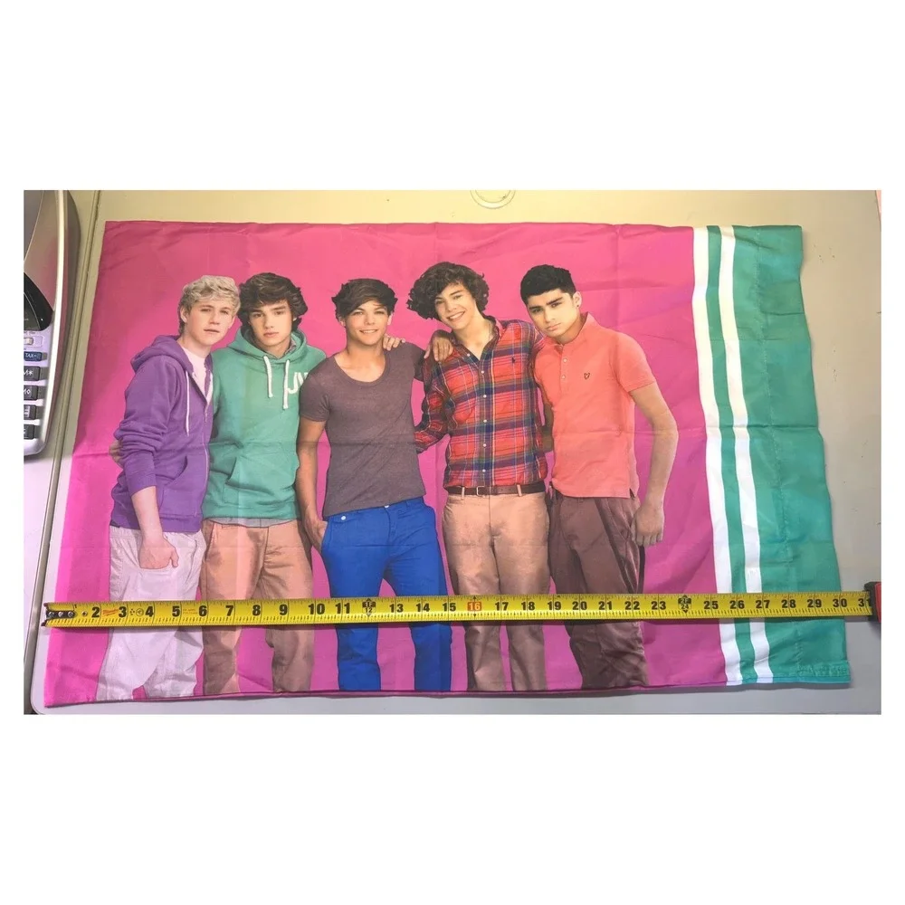 One Direction Pillowcase 2012 Y2K Directioner Harry Styles Band Official 20x30